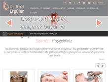 Tablet Screenshot of erolerguler.com